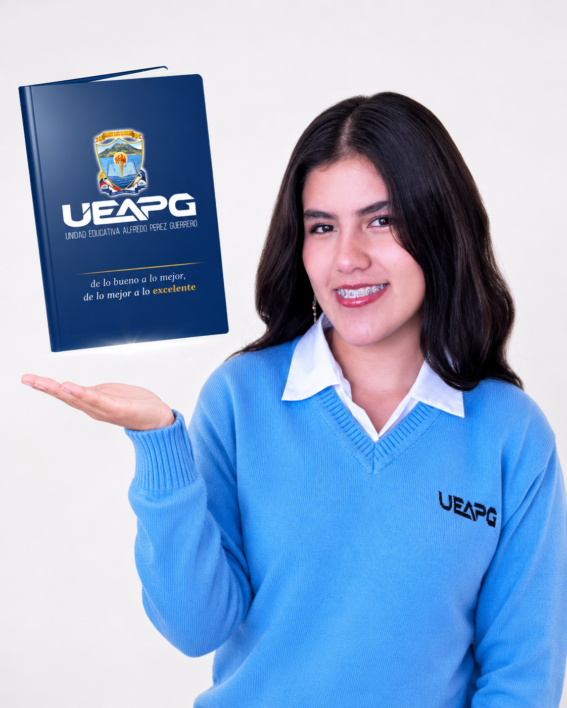Estudiante representando la metodología educativa UEAPG